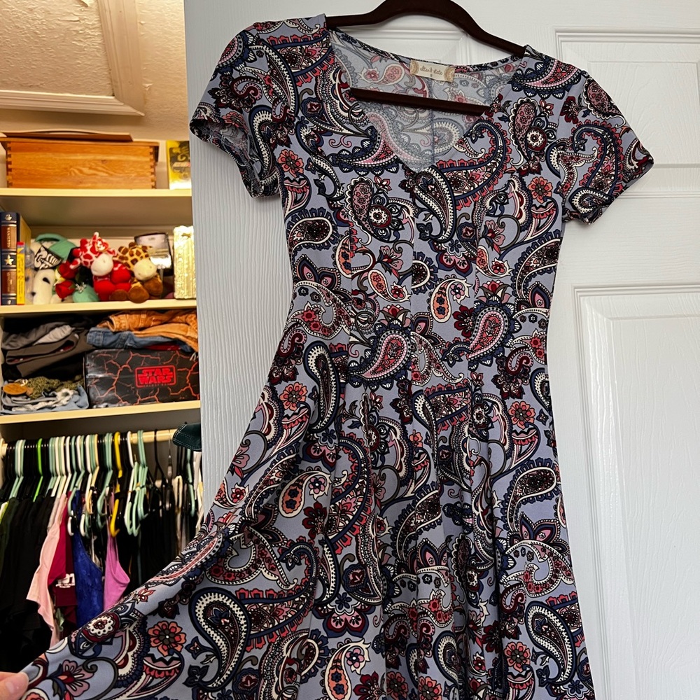 Altar’d state floral scuba dress, size small